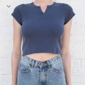 brandy ashlyn v-notch top